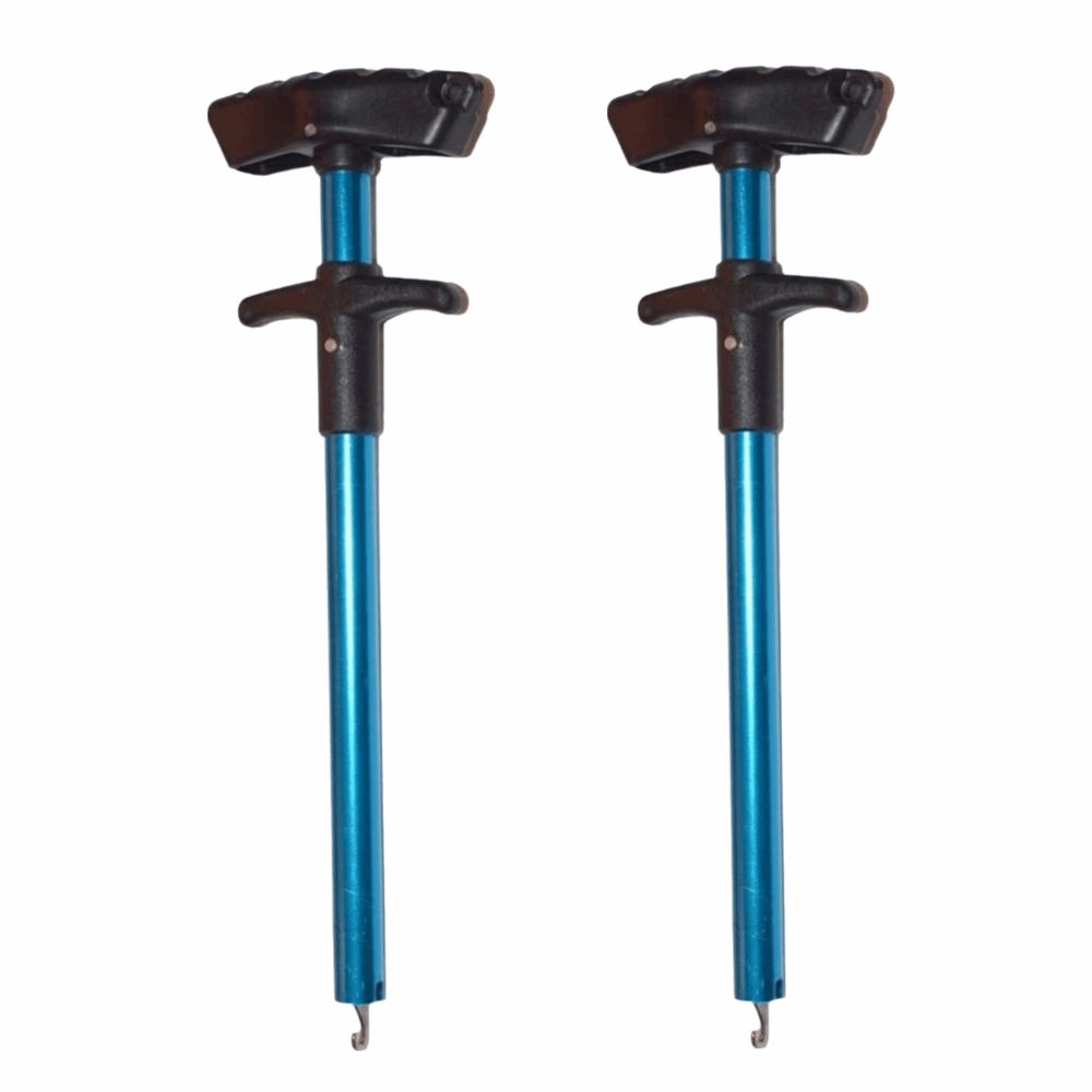 2PCS Aluminum Alloy Fishing Hook Remover Long Reach Hook Remover Tool Saltwater Fishing