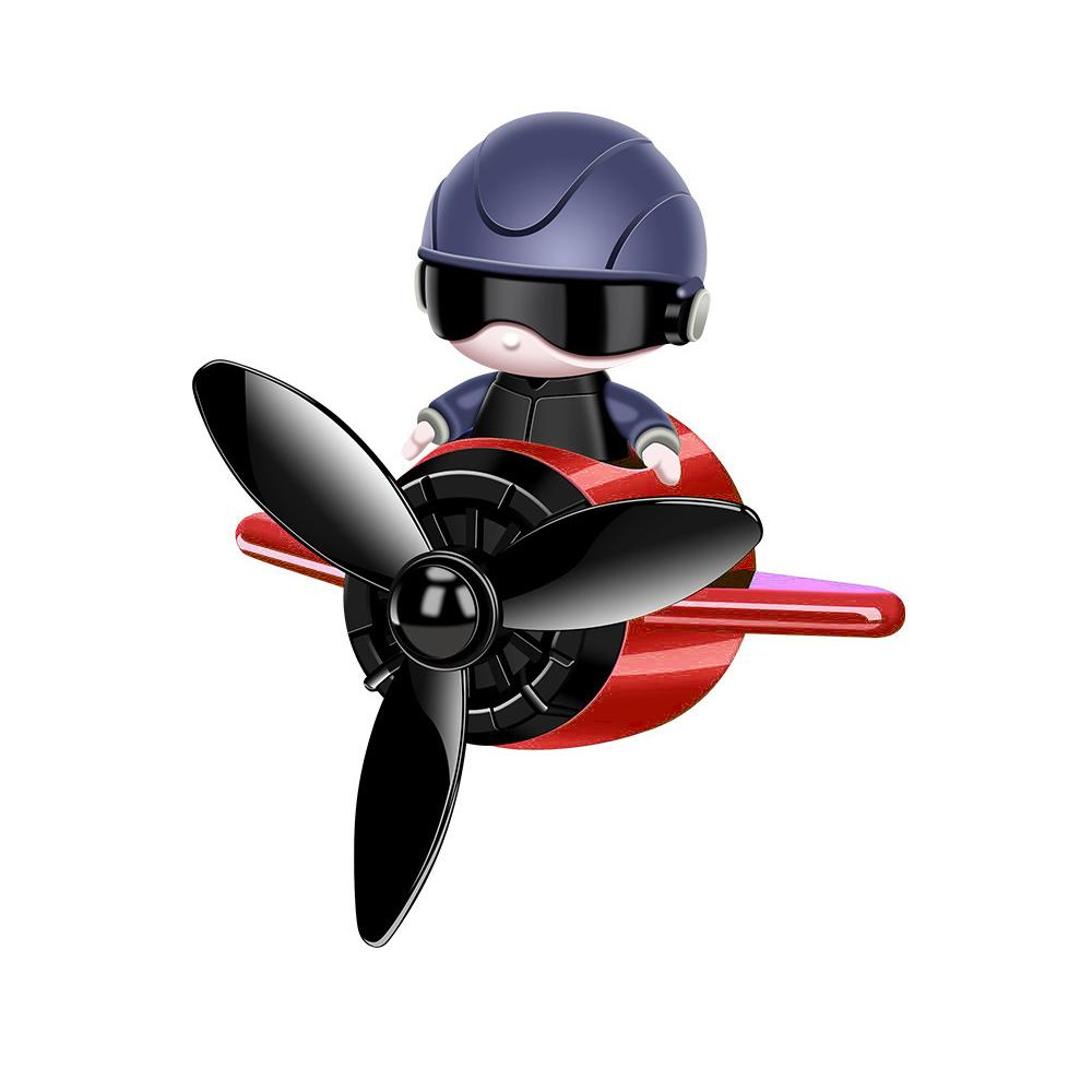 Автомобильный освежитель воздуха Cartoon Pilot с вращающимся пропеллером, ароматизатор с магнитным диффузором для салона автомобиля