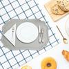 Подставка под горячее из искусственной кожи, термостойкая, кухонная сушильная подставка, водонепроницаемая, противоскользящая, подставки под тарелки на стол, защита стола для столовой, декорации стола