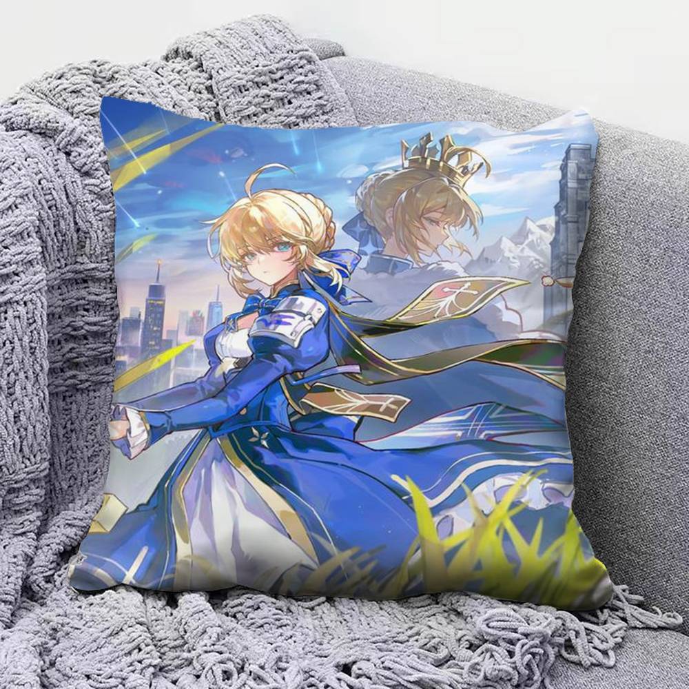 Сэйбер Артория Пендрагон Fate Grand Order FGO Домашние диванные подушки и Декоративные наволочки на заказ