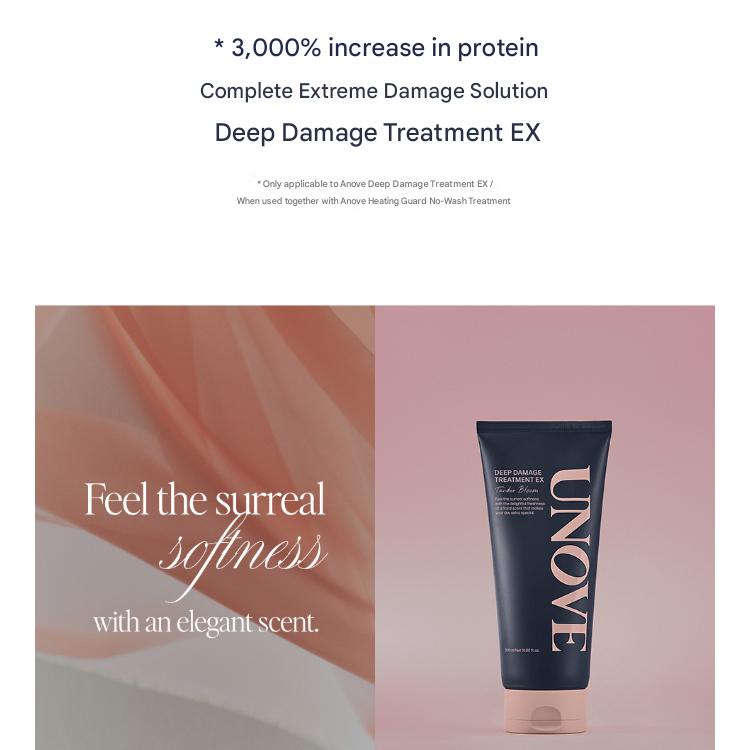 Unove Интенсивное средство для восстановления волос EX 320 мл (7 вариантов)