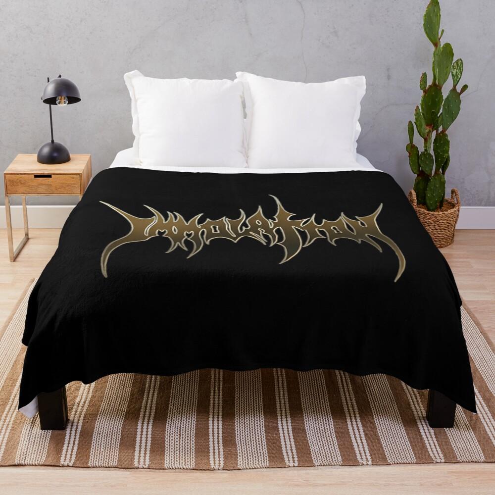 Immolation Rock Band American Throw Blanket