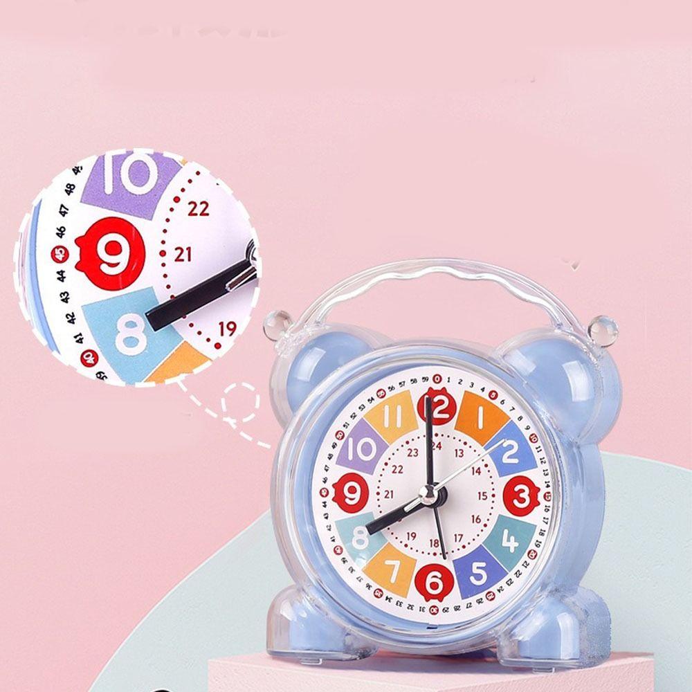 Early Education Children Desktop Clock Silent Table Alarm Clock Bedroom Bedside