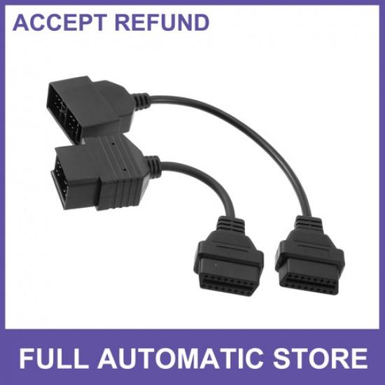 OBD1 To OBD2 22-Pin To 16-Pin And 17-Pin To 16-Pin TWO For Toyota
