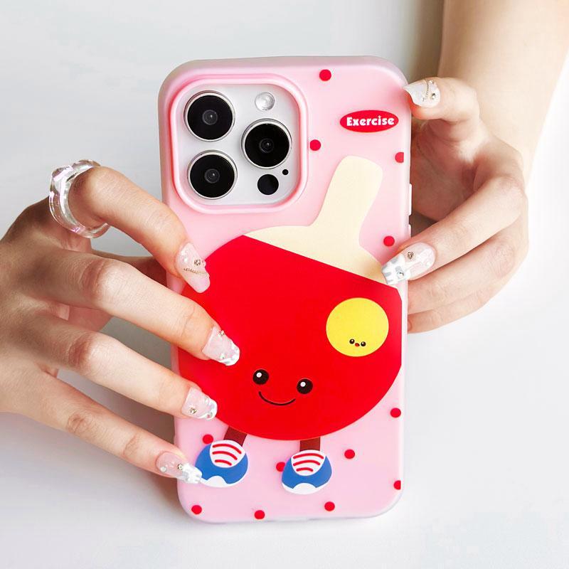 Чехол Zhitai Jelly Skin для iPhone 11/12/14 Pro Max/15 с мультяшным дизайном