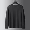 Dibinze Men's Plus Size Cashmere Blend Thermal Round Neck Base Layer