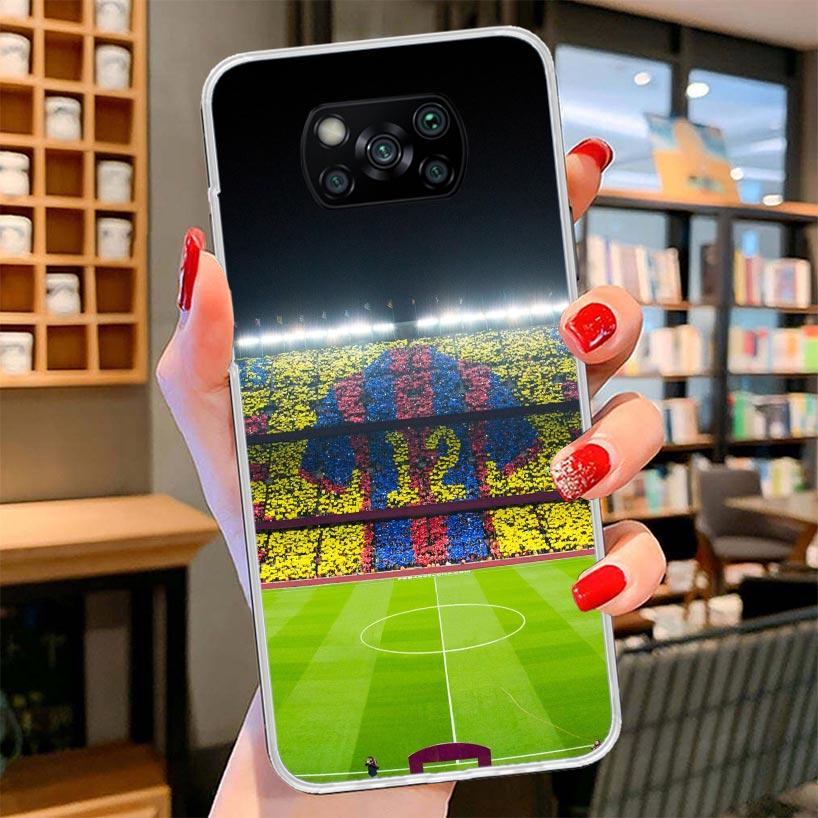 Чехол для телефона с дизайном футбольного мяча для Xiaomi Poco F7 Ultra X7 X6 X5 Pro M7 Redmi 15C 15 13C 13 12C 12 10C 10 9A 9C 9T