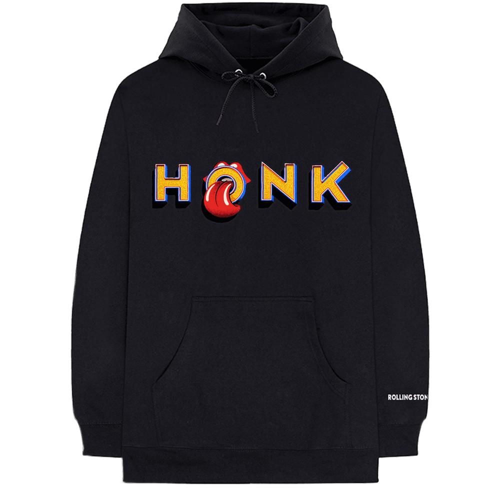 The Rolling Stones Унисекс для взрослых пуловер с капюшоном и буквами Honk