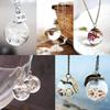 1 Set 30pcs DIY Pendant Making Kit, Round Mechanized Blown Glass Globe Beads, Clear Glass Globe Bottle Charms Pendants