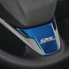 For Honda CR-V CRV 2017- Blue Inner Steering Wheel Decorative Cover Trim