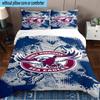 Manly Sea Eagles Crest 3PCS Bedding Set 2D Printing (Includes 1 Duvet Cover + 2 Pillowcases Coreless), Bedroom decor,Fan gift