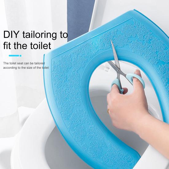 Коврик для унитаза мягкий для дома легкий для общежития домашний туалет толстая подушка практичный влагостойкий легкий