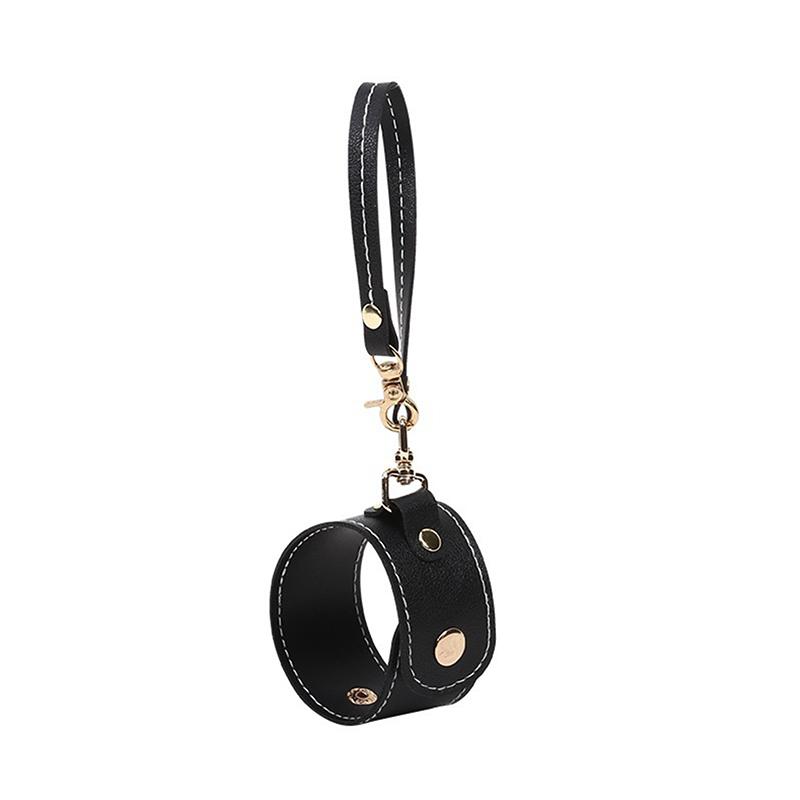 Модный однотонный кожаный ремешок-держатель для перчаток и шарфа, уличный дорожный зажим для шляпы, портативный многофункциональный зажим для хранения полотенец