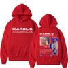 Певица Karol G Bichota Y2k Худи Хип-хоп Manana Sera Bonito Спортивный костюм Мужчины Женщины Повседневный Харадзюку Свободный Теплый