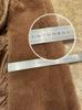 Women's M Loose Teddy Bear Style Coat - Long Winter Sheep Wool Fleece Fur