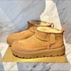 У Ван Ибо есть такие же женские зимние угги на платформе, новые женские теплые хлопковые ботинки Tasman с меховой подкладкой
