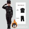 Детская полицейская форма для выступлений - Костюм для ролевых игр SWAT для детей, Стиль спецназа, Наряд маленького офицера, День защиты детей 1 июня.