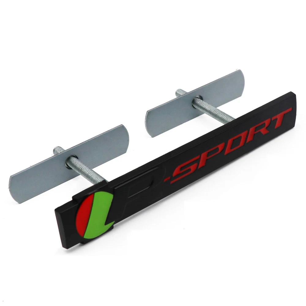 3D Логотип R-sport для автомобиля Эмблема передней решетки Эмблема бокового крыла Значок багажника Наклейка для E-Pace F-Type XE I-Pace XF F-Pace SType XJ XK