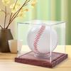 With Base Baseball Display Case Transparent Baseball Holder Portables Baseball Box  Softball