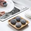 Модные чистящие инструменты Щетка для дома Кухня Ванная комната Стальные проволочные шарики в горшках Чаши 6 Аксессуары для чистящих щеток