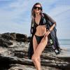 Beach Skirt Women's Hand Hook Splicing Mesh Beach Bikini Swimsuit Women's Dress