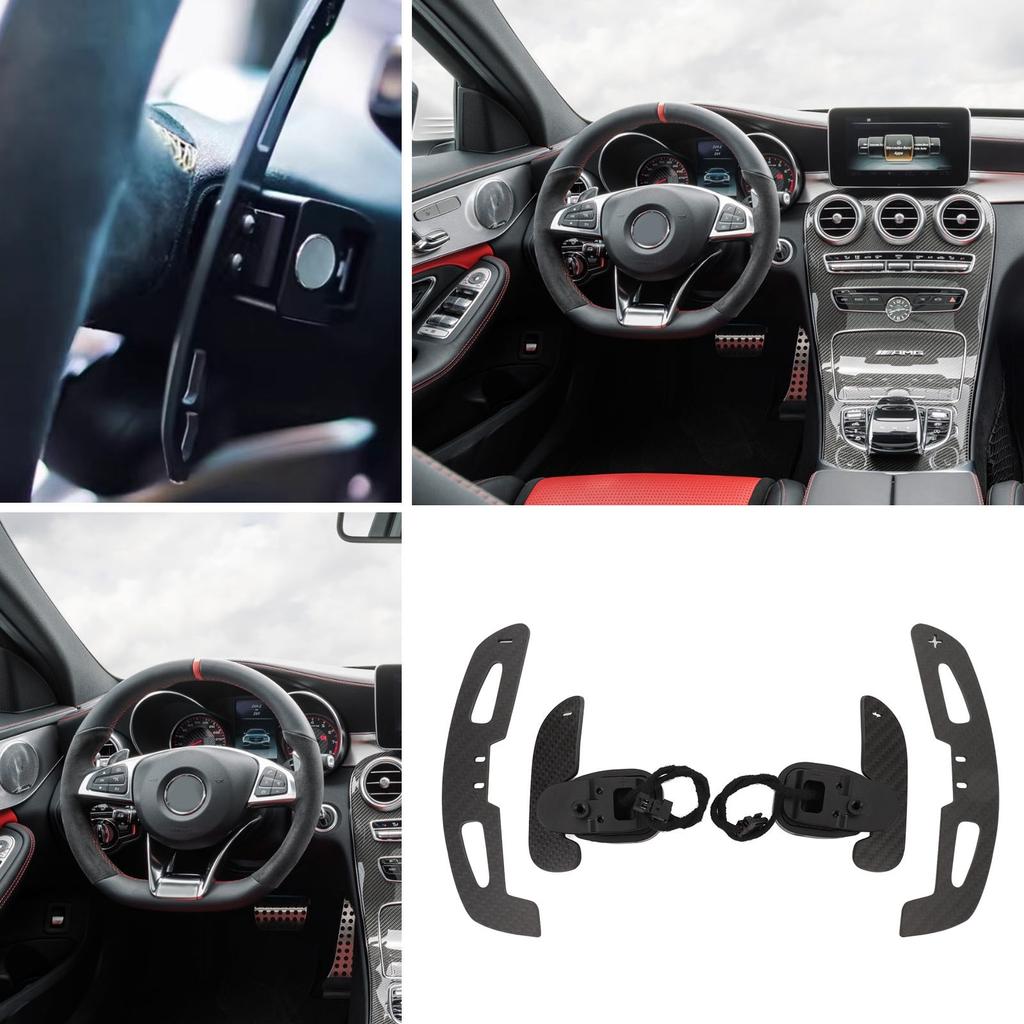 Подрулевые переключатели передач магнитные из углеродного волокна удлинители для A45 W176 A35 A45 A45S W177 V177 C43 C63 C63S W20