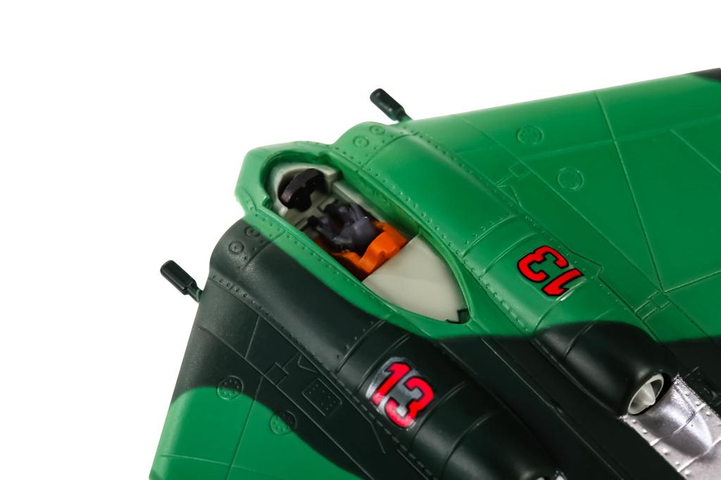 DENYI Scale Fighter Horten Ho 229 Go 229 Flying Wing Miracle of the Empire Series Plastic Model 1/144 Plane, A-0 A-0 Fighter-bomber, 1, Pre-painted,