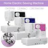 12 стежков Бытовая Портной DIY Одежда Мини Настольная Электрическая Швейная Машина 11,61''x5,11''x10,03''