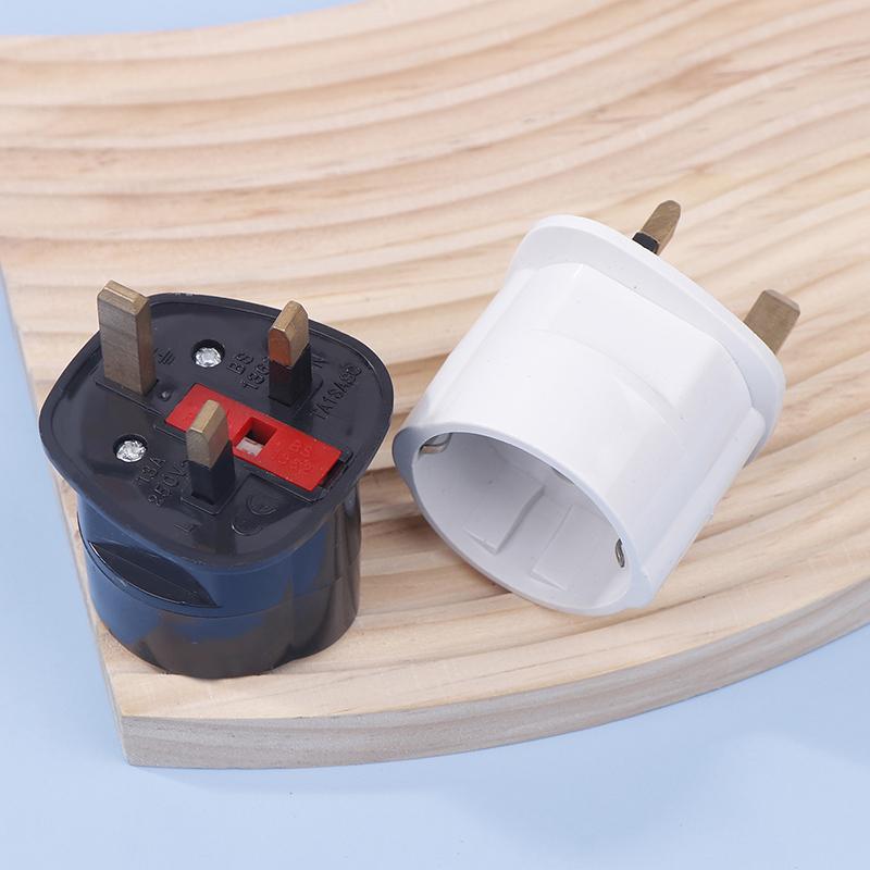 250 В 13 А Многофункциональный адаптер вилок Eu Европейский в UK 2-контактный преобразователь мощности розетка путешествия Дубай Сингапур универсальный адаптер
