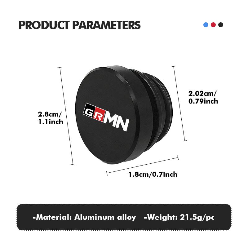 Car Logo Cigarette Lighter Dustproof Cap Protective Cover Auto Accessories For Toyota GR MN Camry Prius Auris Crown Yaris