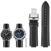 Модифицированный выпуклый кожаный ремешок для часов Casio EDIFICE Серии EFS-S570YD ECB-10YD Мужской ремешок-браслет Синий 12мм 14мм