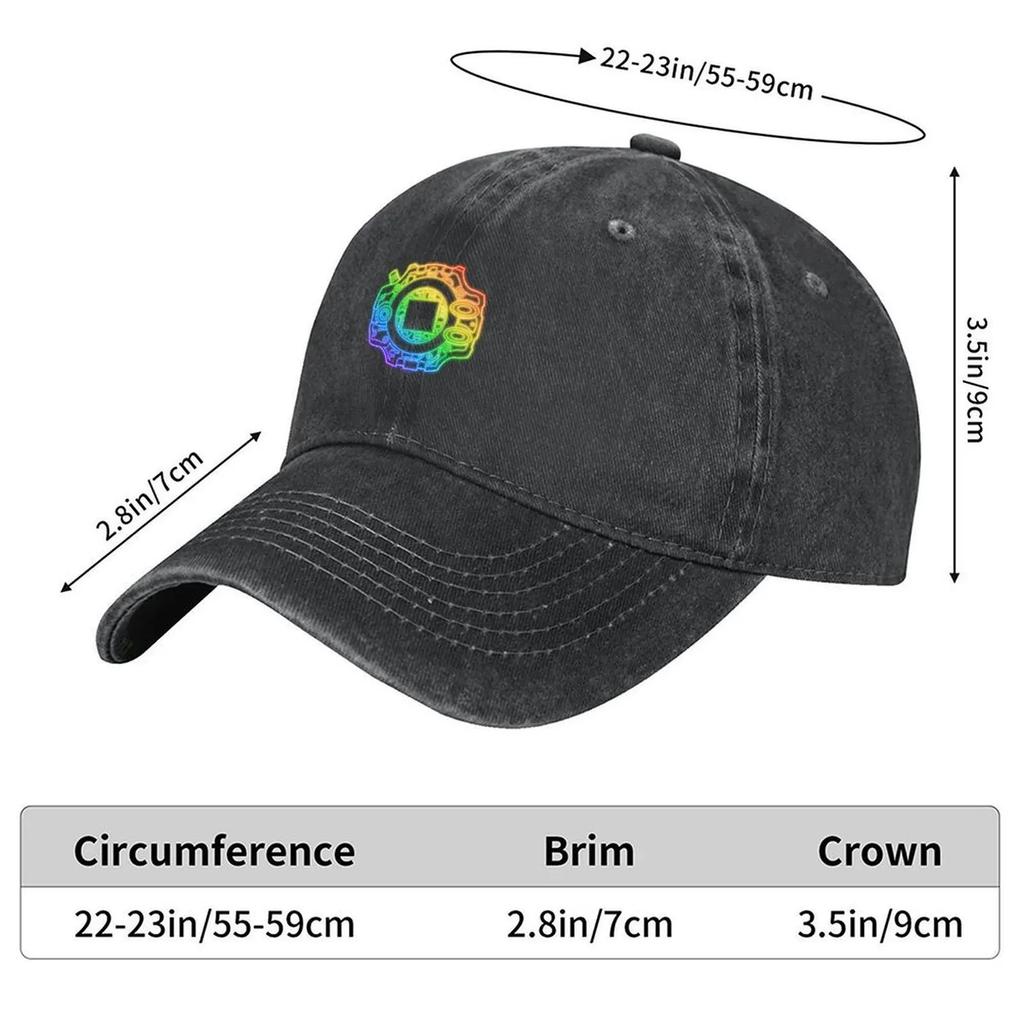 Digivice Baseball Cap Hat Luxury Brand Big Size Hat Golf Wear Cosplay Mens Caps Womens