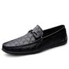 Genuine Leather Men Shoes Summer Luxury Brand 2024 Men Shoes Casual Slip On Men Italian Black Male Driving Shoes