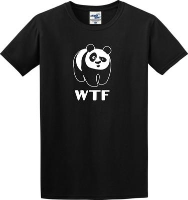 WTF Панда Смешная Унисекс Футболка (С-5Х)