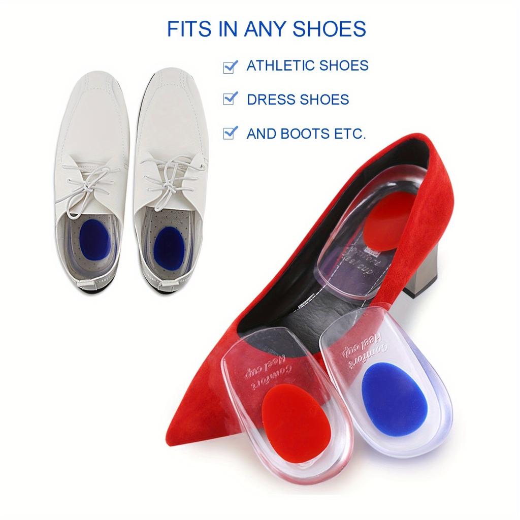 Силиконовые подпяточники для обуви, подпяточники для регулировки размера обуви, стельки для ухода за ногами для облегчения боли в пятке