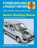 Книга Citroen Berlingo & Peugeot Partner Petrol & Diesel (96 - 10) Haynes Repair Manual