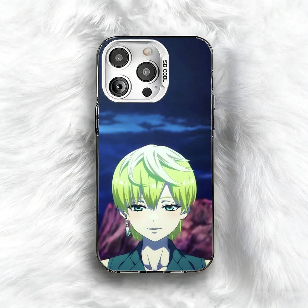 C-Chained Soldier Tenka Izumo Phone Case For iPhone 16 17 15 14 12 13 Pro Max Black Color Shockproof Cover