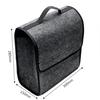 Auto Rear Storage Pouch Holder Box Car Organizer Car Trunk Storage Bags Soft Felt Seat Back Tool Bag Folding Car Accessories Multi-use Car Styling