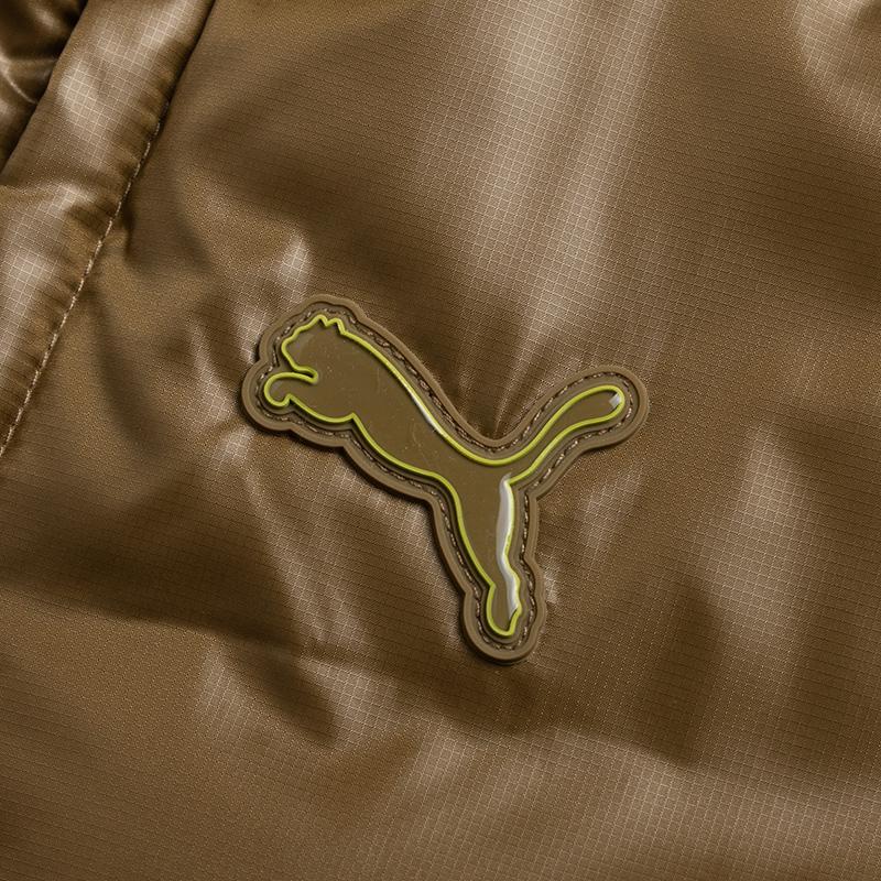 Puma Outdoorist Хлопковая куртка с капюшоном, инфракрасная, тепловая, ветрозащитная, водоотталкивающая, мужская, цвет шоколадно-бобовый, 635730-69