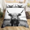 Erosebridal Ice Hockey Bedding Set Twin Hockey Player Duvet Cover for Kids Boys Girls Teens Juvenile Sports Game Comforter Cover Set Soft Mi