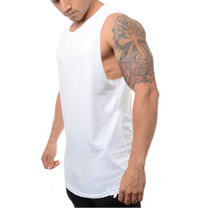 Новые пустые топы-стрингеры для бодибилдинга, мужская хлопковая спортивная одежда, модный жилет для фитнеса, мужская спортивная одежда, тренировочная рубашка без рукавов
