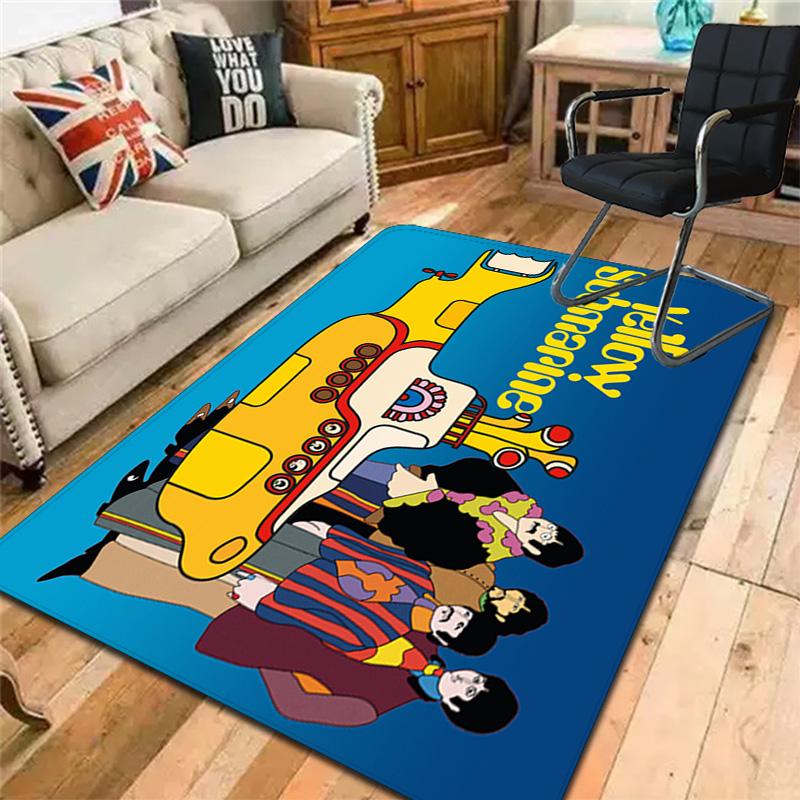 Yellow Submarine Rug Floor Mat for Living Room or Bedroom Soft and Comfortable Carpet a Gift for Birthday and Holiday.DFF0925422