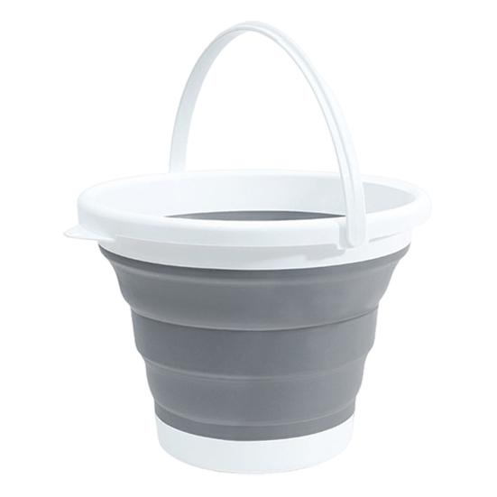Yousheng Folding Bucket with Handle Large Capacity Strong Load-bearing Impact-Resistant Portable Compact Collapsible Fishing Bucket