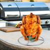 Stainless Steel Chicken Grill Stand Electroplating Process BBQ Roasting Holder  Picnic