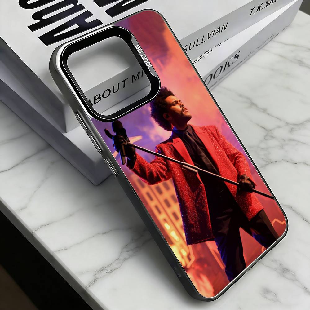 Чехол для телефона The Weeknd для iPhone 17,16,15,14,13,12,11 Plus,Pro Max,XS, Цветной Серебристый Черный Чехол