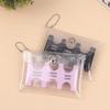Coin Dispenser Keychain Transparent Coin Collection Purse Wallet Portable Japan Coin Holder Coin Changer Holder Coin Organizer
