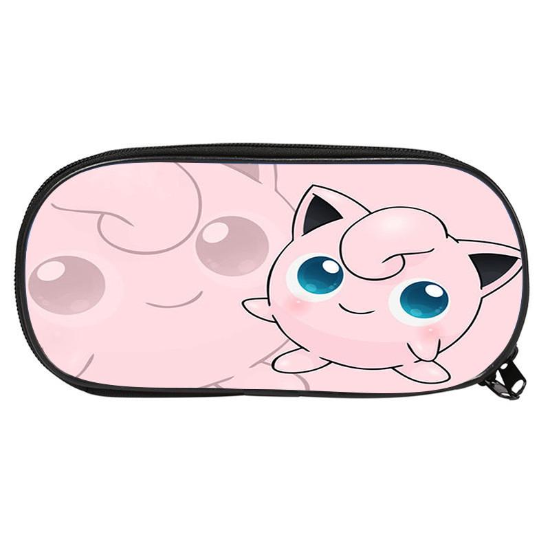 Pokemon Themed Printed Student Single Layer Stationery Storage Pencil Bag