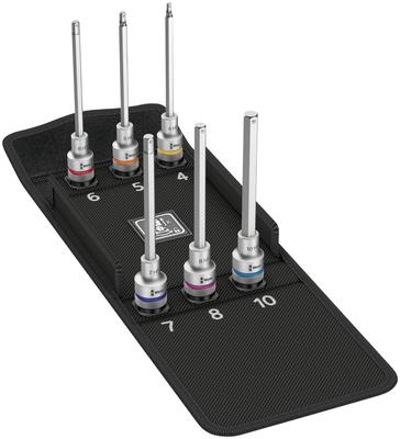 Wera 05004210001 8740 C HF Набор шестигранных головок 1/2 6 штук