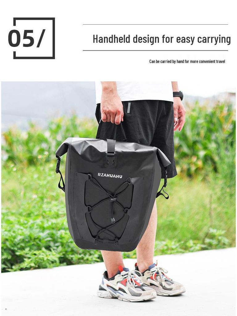 Задний багажник для горного велосипеда и сумка на седло - Велосипедный рюкзак и аксессуары из ТПУ