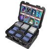 Sports Card Case Storage Box: Trading Card Storage Box for PSA-Grade Card Holders and Top-Loaders, Baseball Sports Card Storage Box, Waterproof Hard C